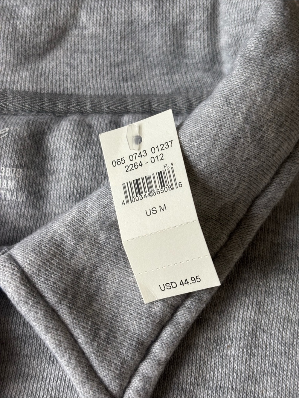 Aerie Fleece of Mind Cropped Polo Henley Collared Fleece Sweatshirt Grey Size M - Picture 13 of 14